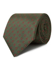 Hampshire Grove Moss Floral Tie