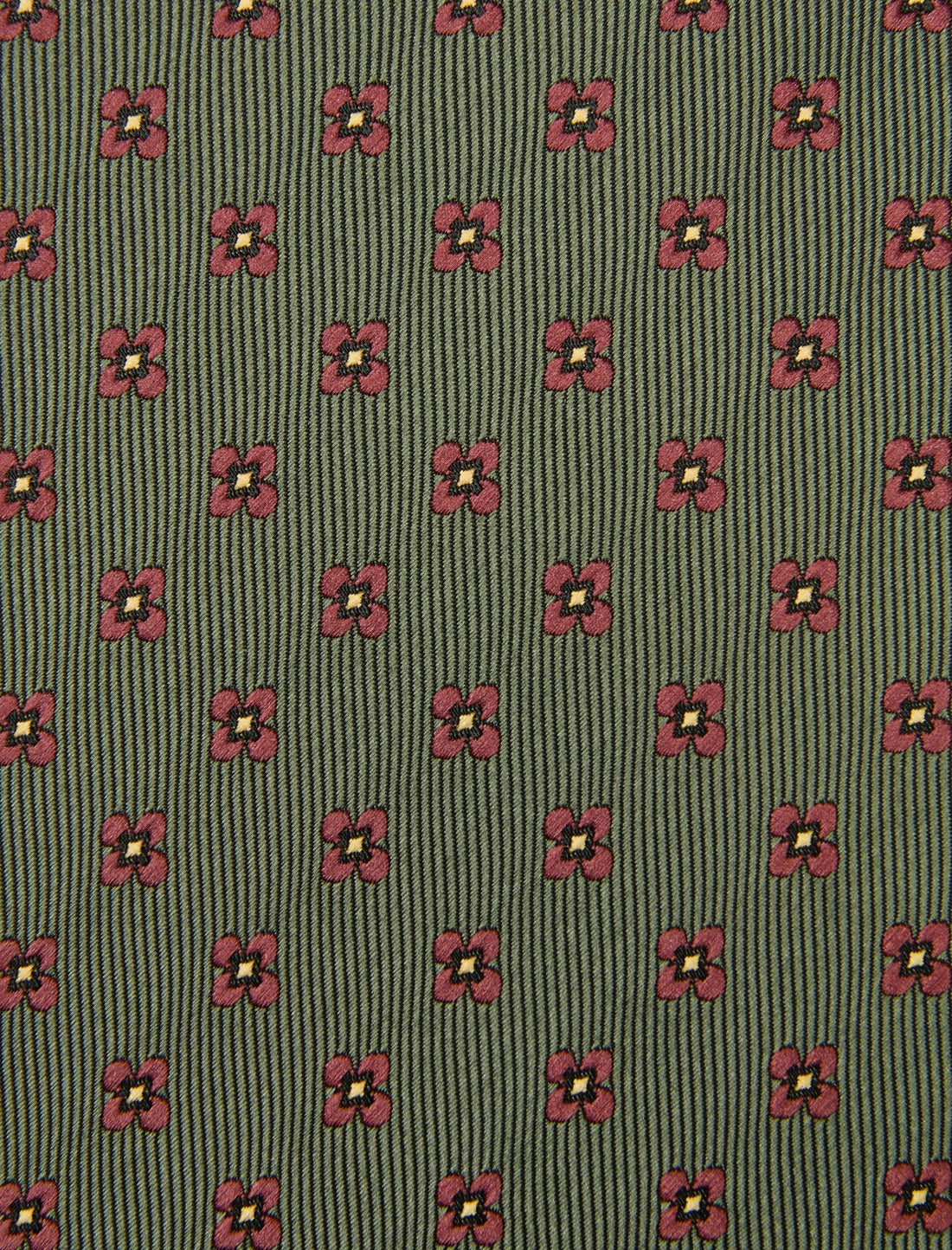 Hampshire Grove Moss Floral Tie