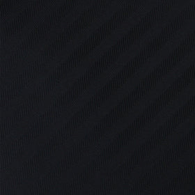 Hitchcock Midnight Black Striped Pocket Square