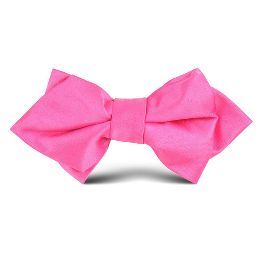 Hot Pink Kids Diamond Bow Tie
