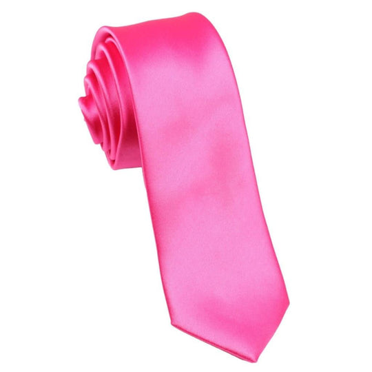 Hot Pink Skinny Tie
