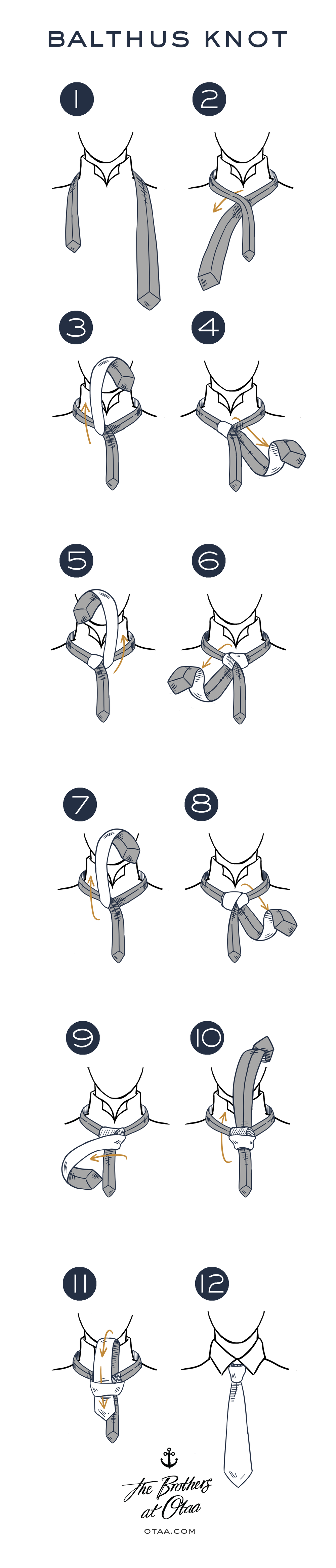How To Tie a Balthus Knot - steps