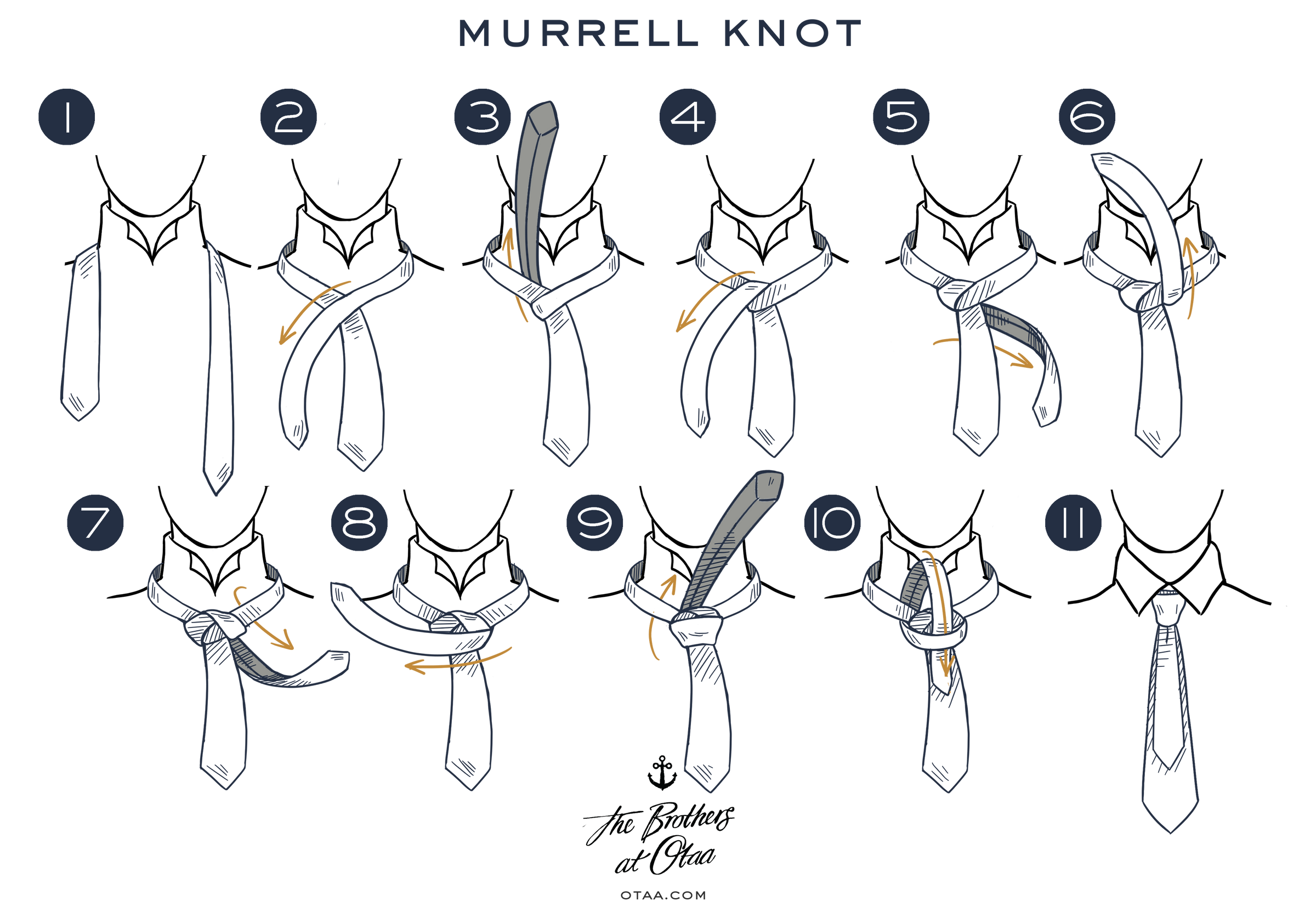 How To Tie a Murrell Knot - steps