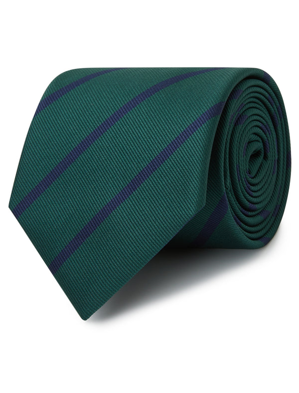 Inverloch Ivy Navy Stripe Necktie