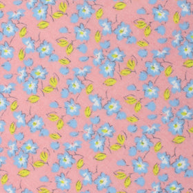 Isle of Skye Peach Floral Pocket Square