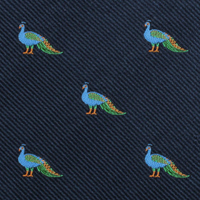 Java Peacock Pocket Square