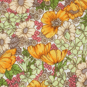 Jeju Island Floral Pocket Square