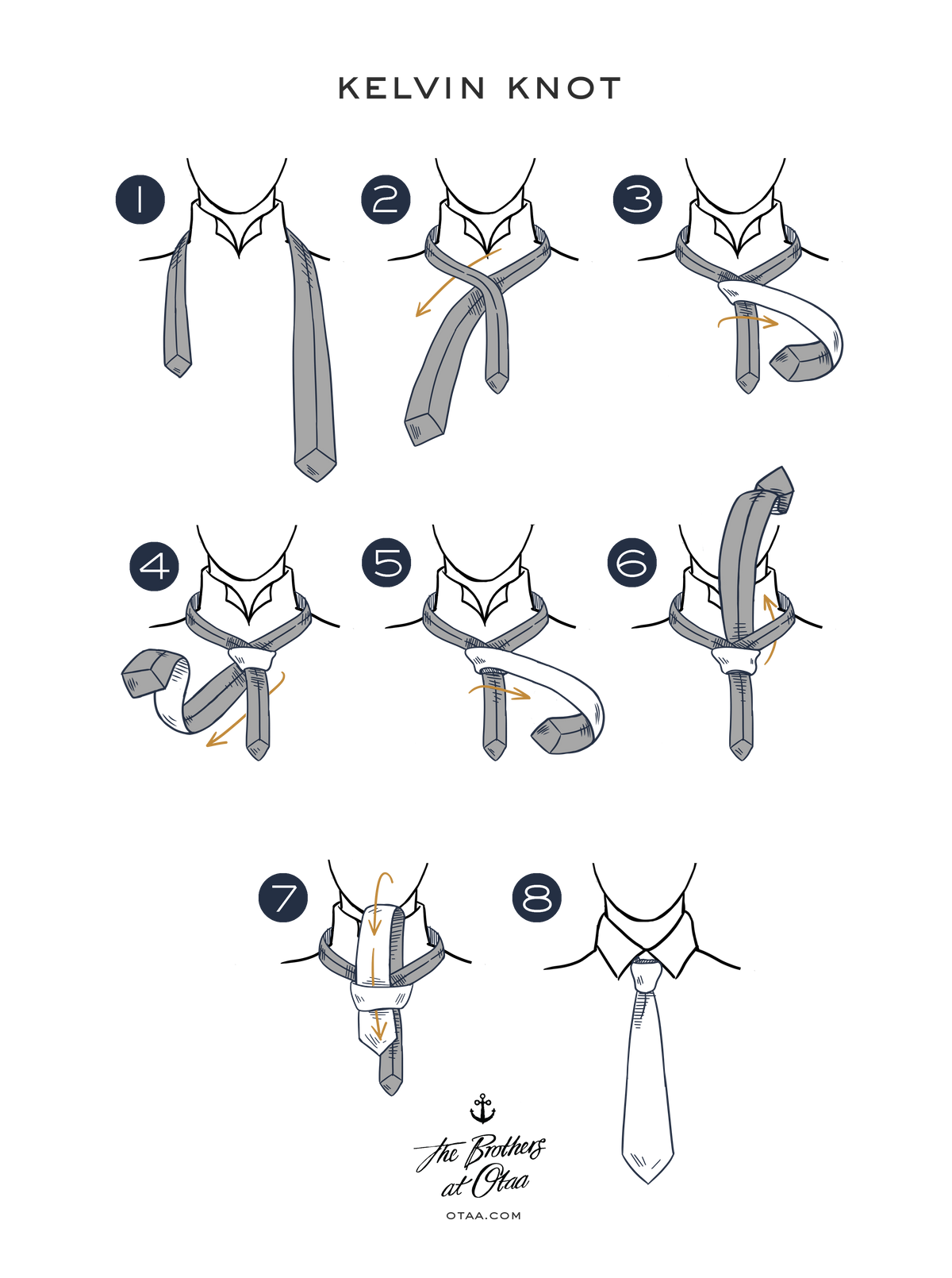 How To Tie A Kelvin Knot - steps
