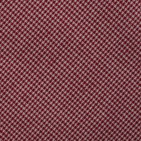 Khaki Red Houndstooth Blend Pocket Square