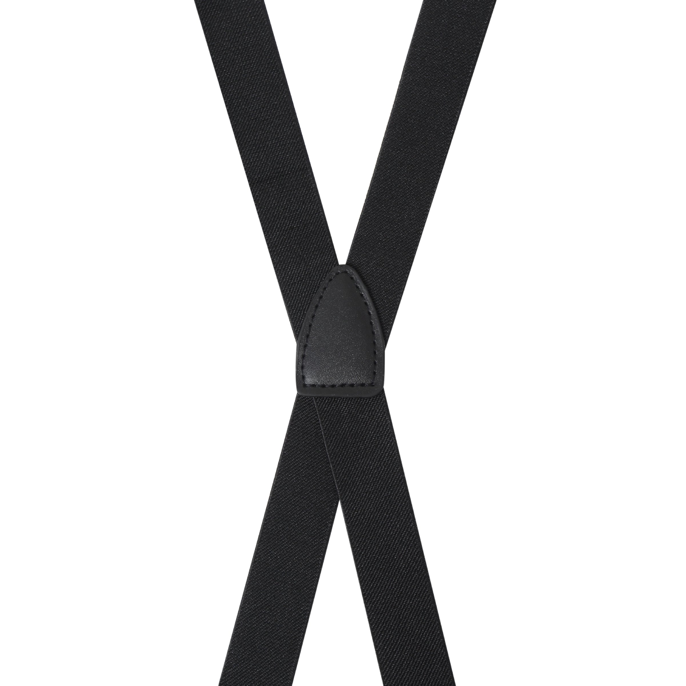 Kids Black Suspender Braces Back
