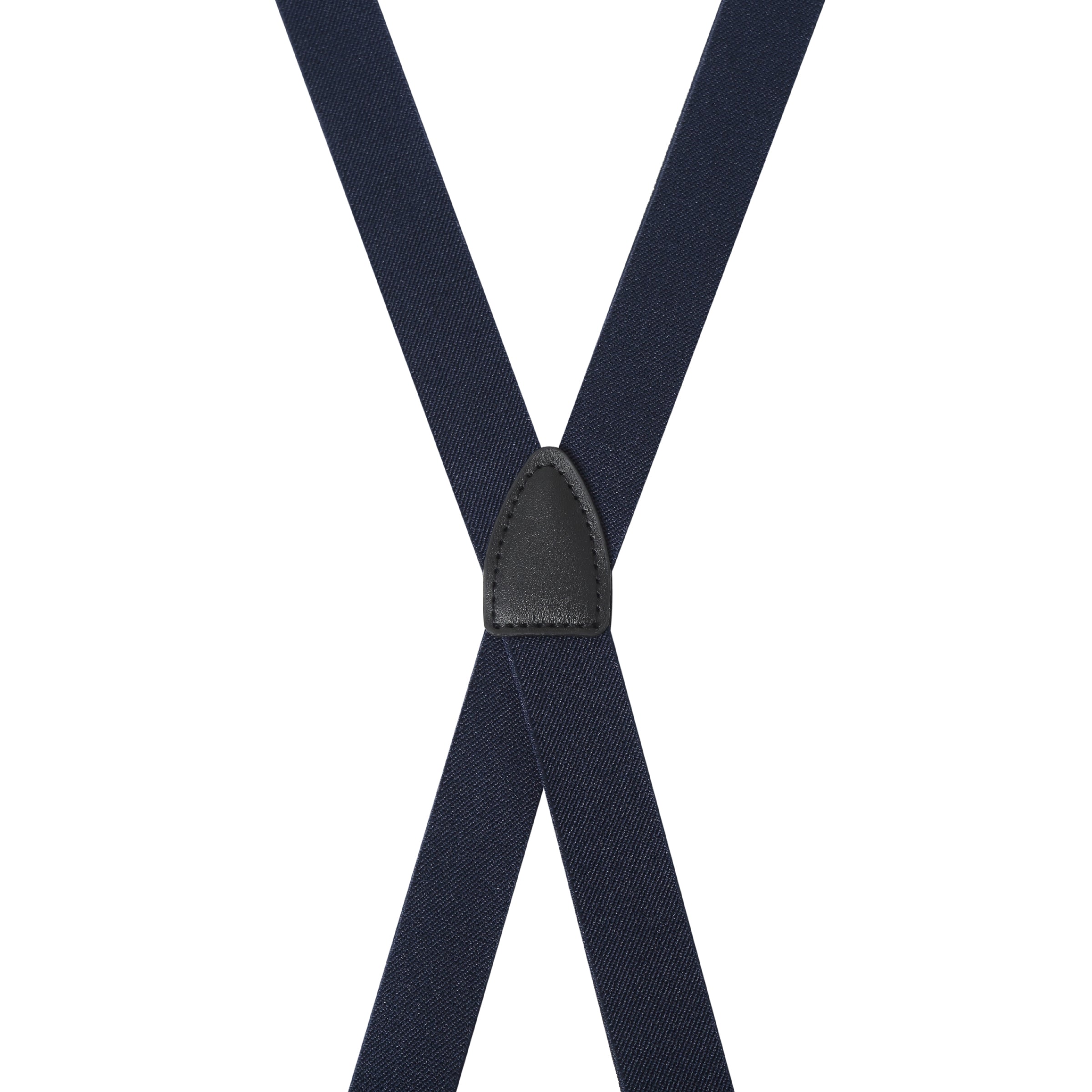 Kids Navy Blue Suspender Braces Back