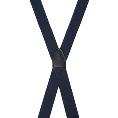 Kids Navy Blue Suspender Braces Back