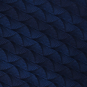 Kiso Valley Navy Blue Pocket Square