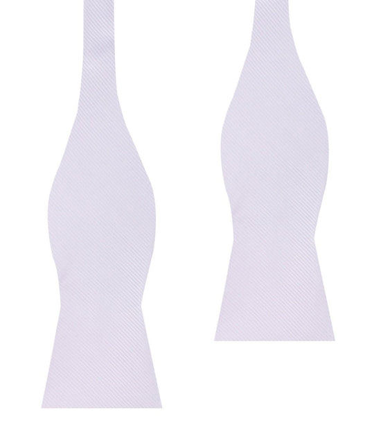 Light Lavender Twill Self Bow Tie