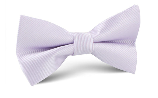 Light Lavender Twill Bow Tie