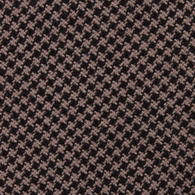 Madrid Brown Houndstooth Pocket Square