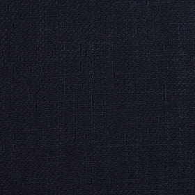 Marine Dark Navy Blue Twill Linen Pocket Square