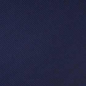 Marine Midnight Blue Twill Pocket Square