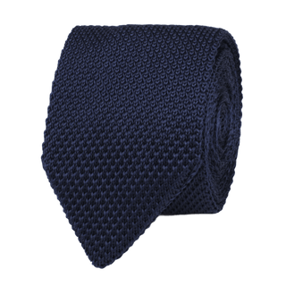 solid knit tie