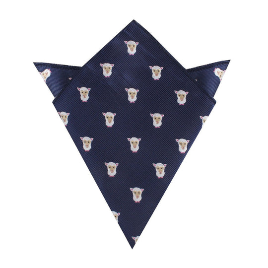 White Sheep Pocket Square