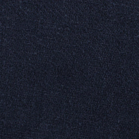 Midnight Blue-Black Linen Pocket Square