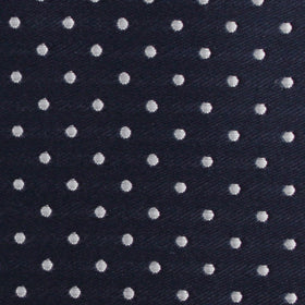 Midnight Blue Mini Pin Dots Pocket Square