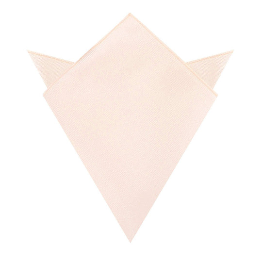 Misty Rose Pink Weave Pocket Square