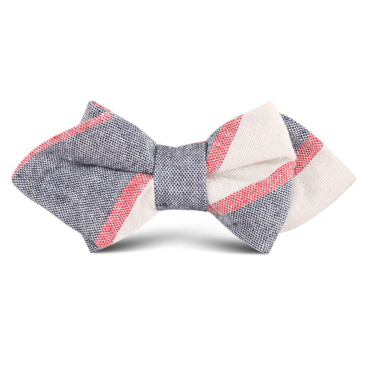 Napoleon Inferno Linen Kids Diamond Bow Tie