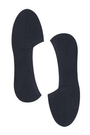Navy Blue No-Show Socks