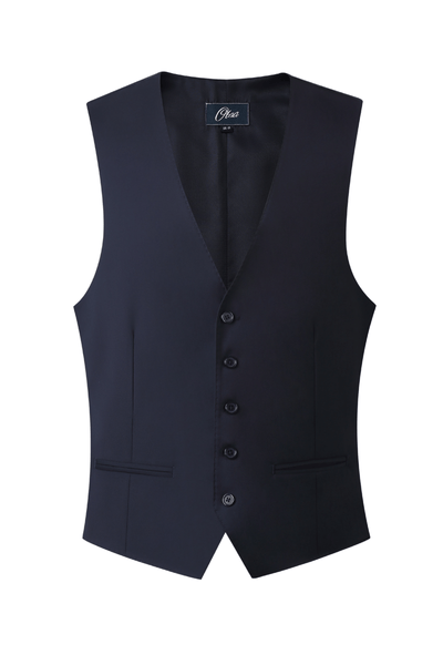 NavyBlueTailoredWaistcoatVest-