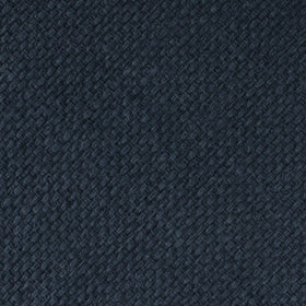 Navy Blue Basket Weave Linen Pocket Square