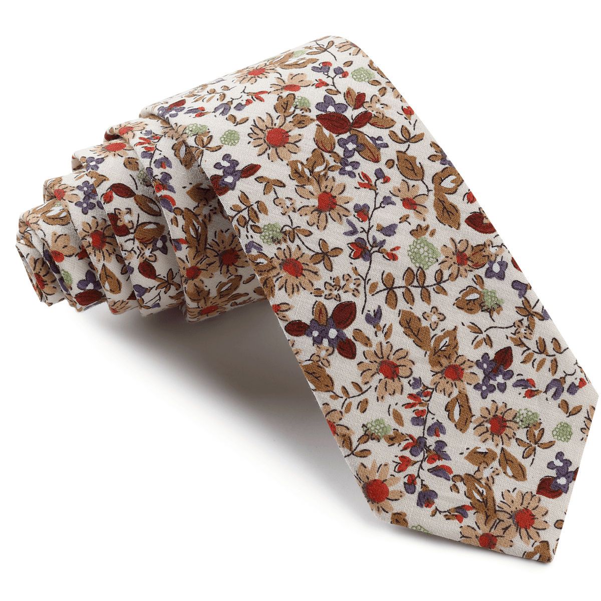 New York Autumn Blossom Skinny Tie | OTAA