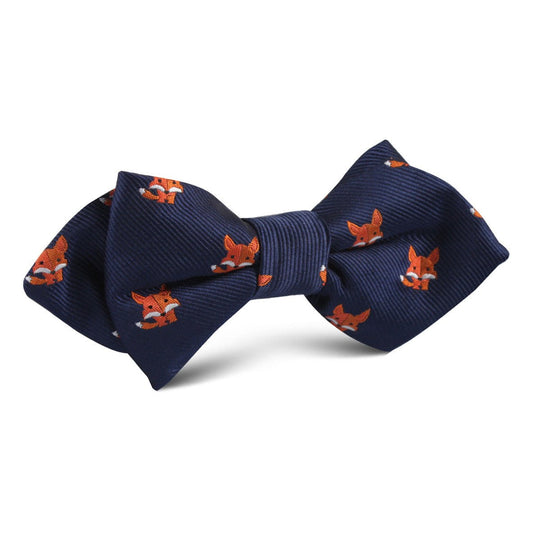 North American Kit Fox Diamond Bow Tie