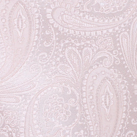 Nude Pink Paisley Pocket Square