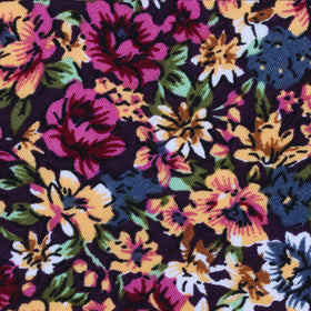 Orange Flowering Maple Pocket Square