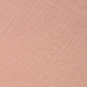 Paris Blush Pink Textured Vintage Linen Pocket Square