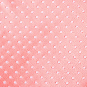Peach Mini Polka Dots Pocket Square