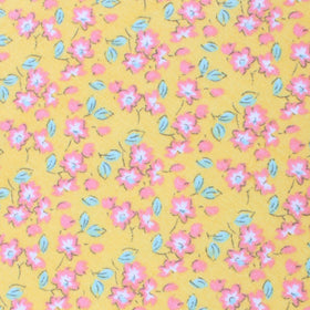 Phi Phi Yellow Floral Pocket Square