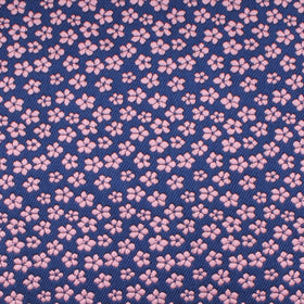 Pink Plum Blossom Floral Pocket Square