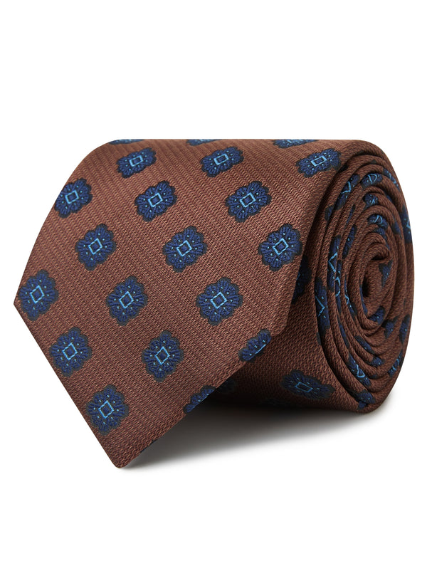 Poitiers Espresso Mosaic Tie