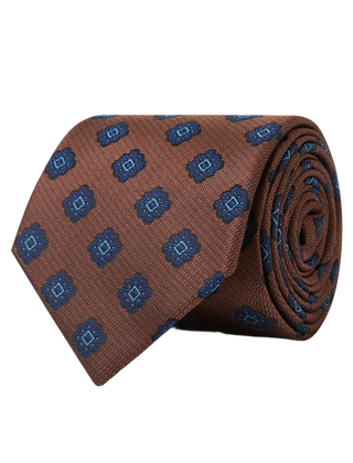 Poitiers Espresso Mosaic Tie