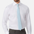 Powder Blue Satin Skinny Tie