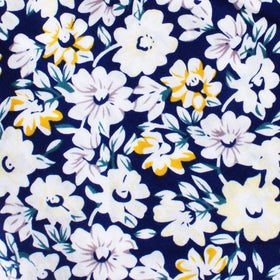 Puerto Rico White Flower Pocket Square