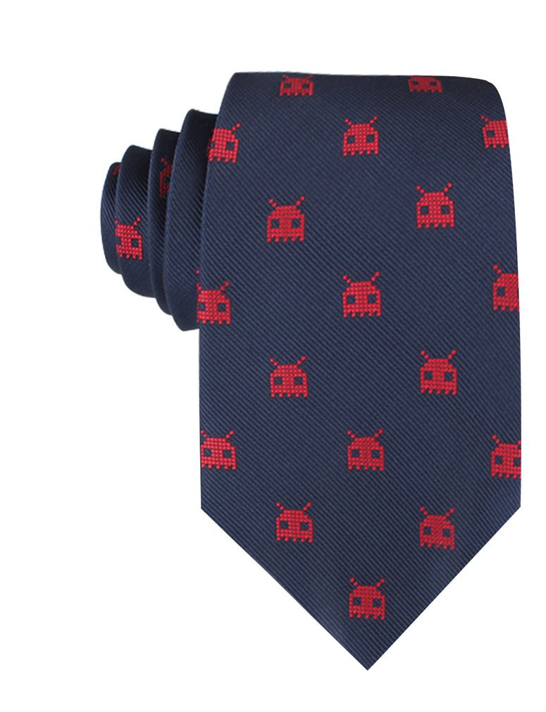 space invader tie