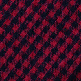 Red Belfast Gingham Pocket Square