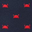 Red Crab Bow Tie Fabric