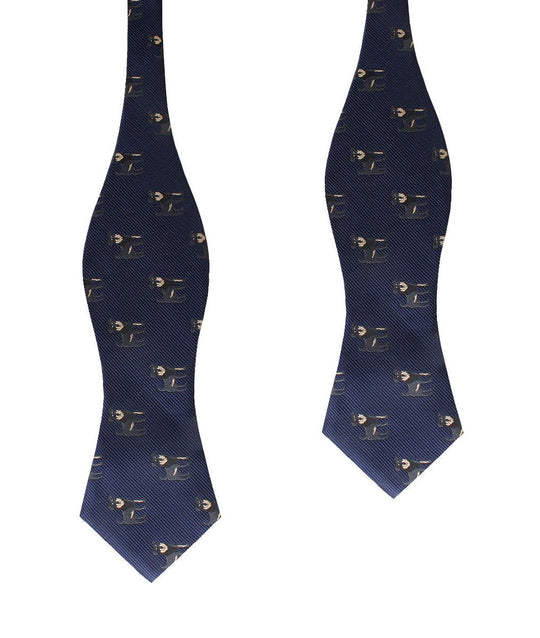 Rottweiler Dog Diamond Self Bow Tie