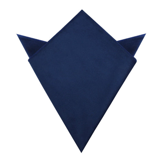 Royal Blue Velvet Pocket Square