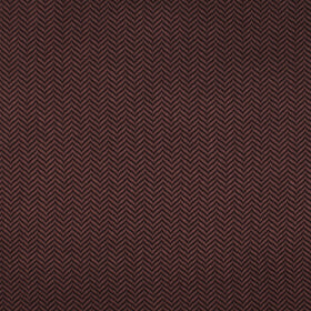 Russet Brown Herringbone Pocket Square