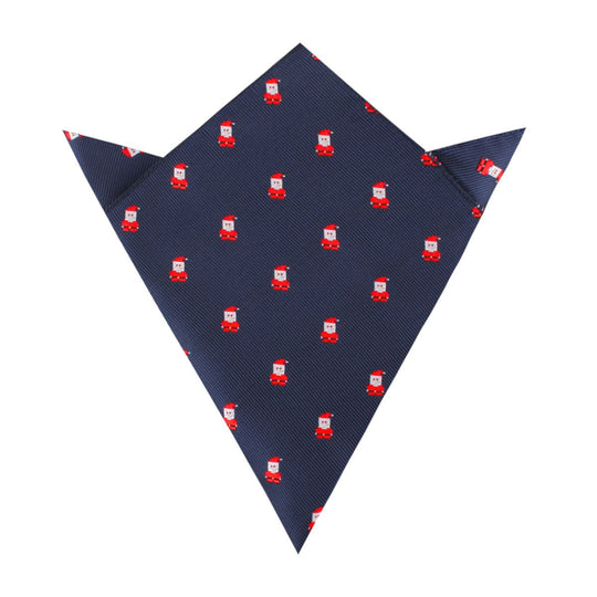 Santa Claus Pixel Christmas Pocket Square